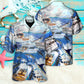 Game Fishing Hawaiian Shirt Design View For Casual Summer Styling