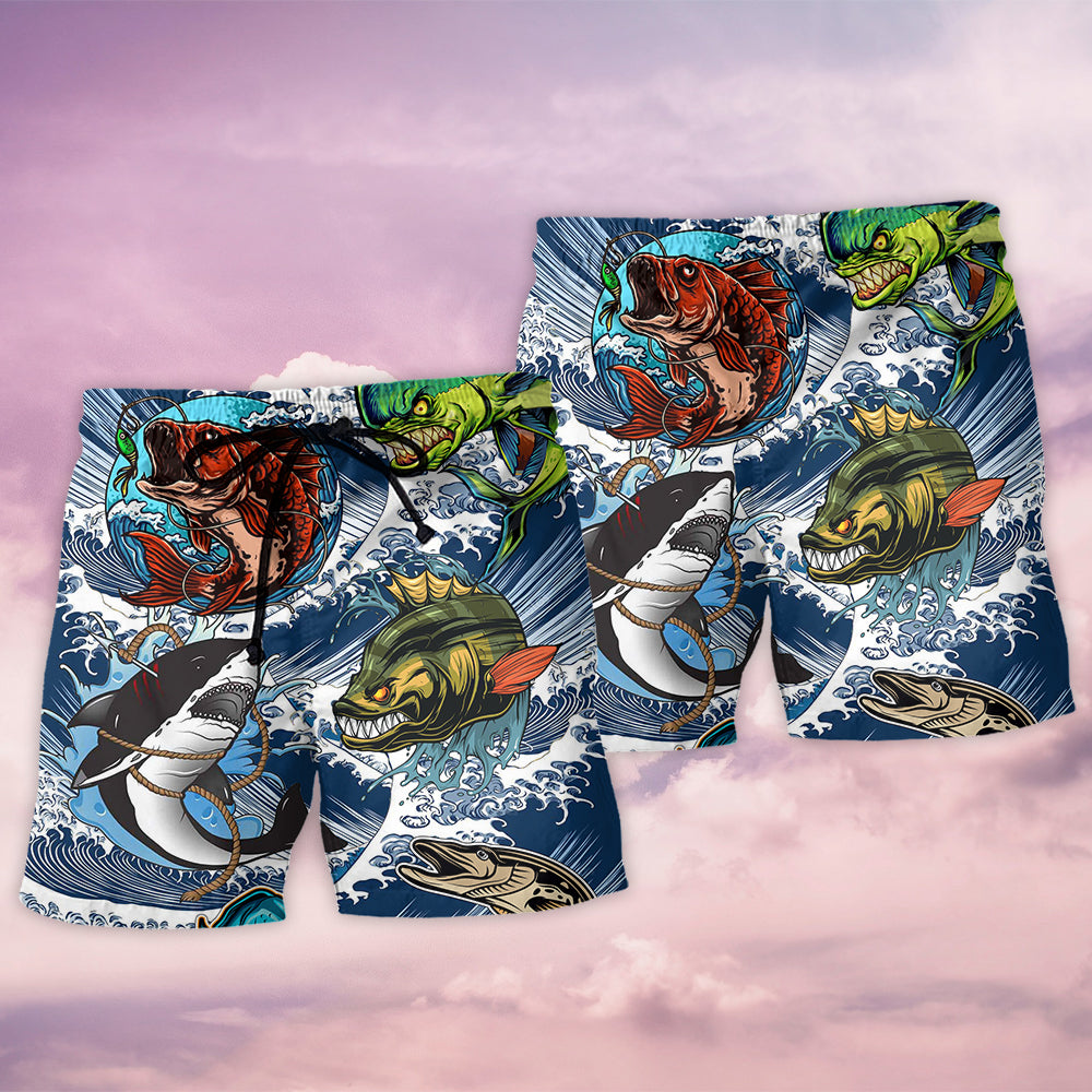 Fishing Is My Life Outdoor Beach Shorts For Resort Travel And Thoughtful Summer Gifting