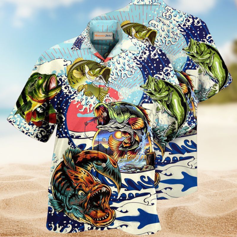 Fishing Is My Life Hawaiian Shirt For Vacation Adventures Beach Events And Relaxed Warm Weather Style