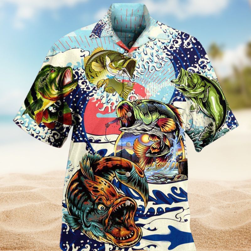 Fishing Is My Life Hawaiian Shirt For Vacation Adventures Beach Events And Relaxed Warm Weather Style