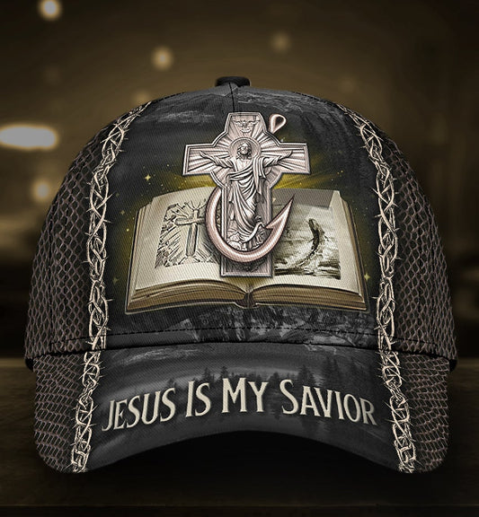 Fishing Faith Savior Classic Cap For Vacations Festivals Parties And Everyday Outfits
