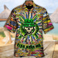 Skull Fishing Man Hawaiian Shirt Pattern View For Lightweight Everyday Style