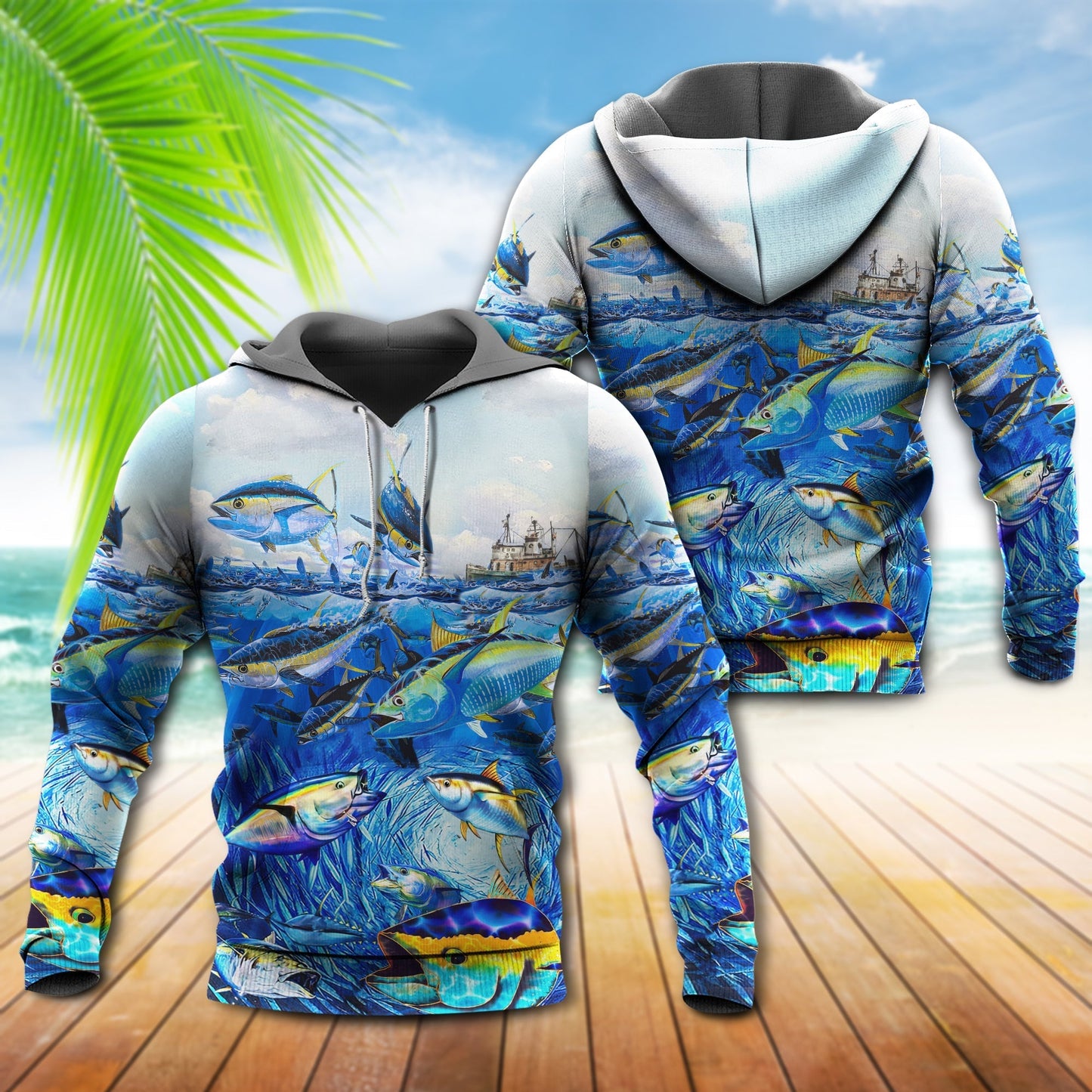 Fishing Love Ocean Fish Hoodie For Fishing Adventures Camping Travel And Casual Gift Ideas