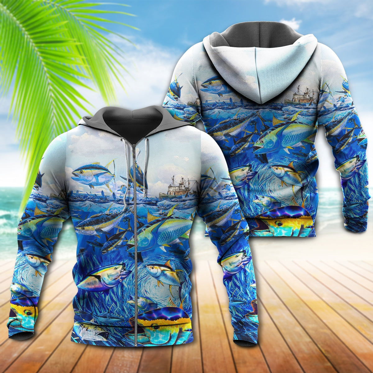 Fishing Love Ocean Fish Hoodie For Fishing Adventures Camping Travel And Casual Gift Ideas