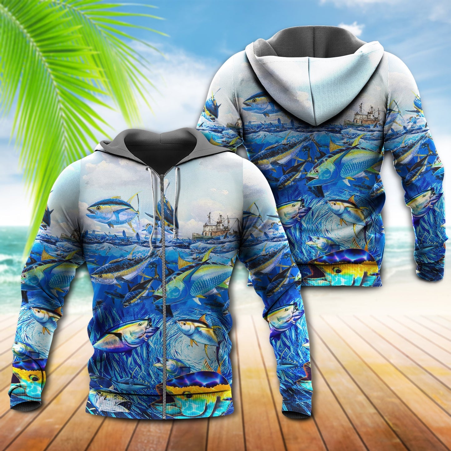 Fishing Love Ocean Fish Hoodie For Fishing Adventures Camping Travel And Casual Gift Ideas