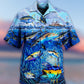Fish Fishing Ocean Hawaiian Shirt For Poolside Relaxation And Sunny Getaways