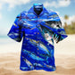 Buffalo Creative Pattern Hawaiian Shirt Fabric Pattern Detail For Outdoor Gatherings