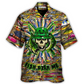 Skull Fishing Man Hawaiian Shirt For Poolside Relaxation And Sunny Getaways