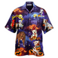Halloween Dogs Night Scary Hawaiian Shirt Artwork View For Coastal Escapes And Resort Style