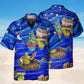 Fishing Christmas Hawaiian Shirt For Holiday Parties, Tropical Vacations, And Festive Gift Giving