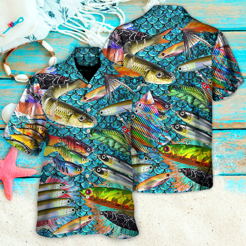 Fishing Master Baiter Hawaiian Shirt Design Detail For Sunny Adventures And Casual Wear