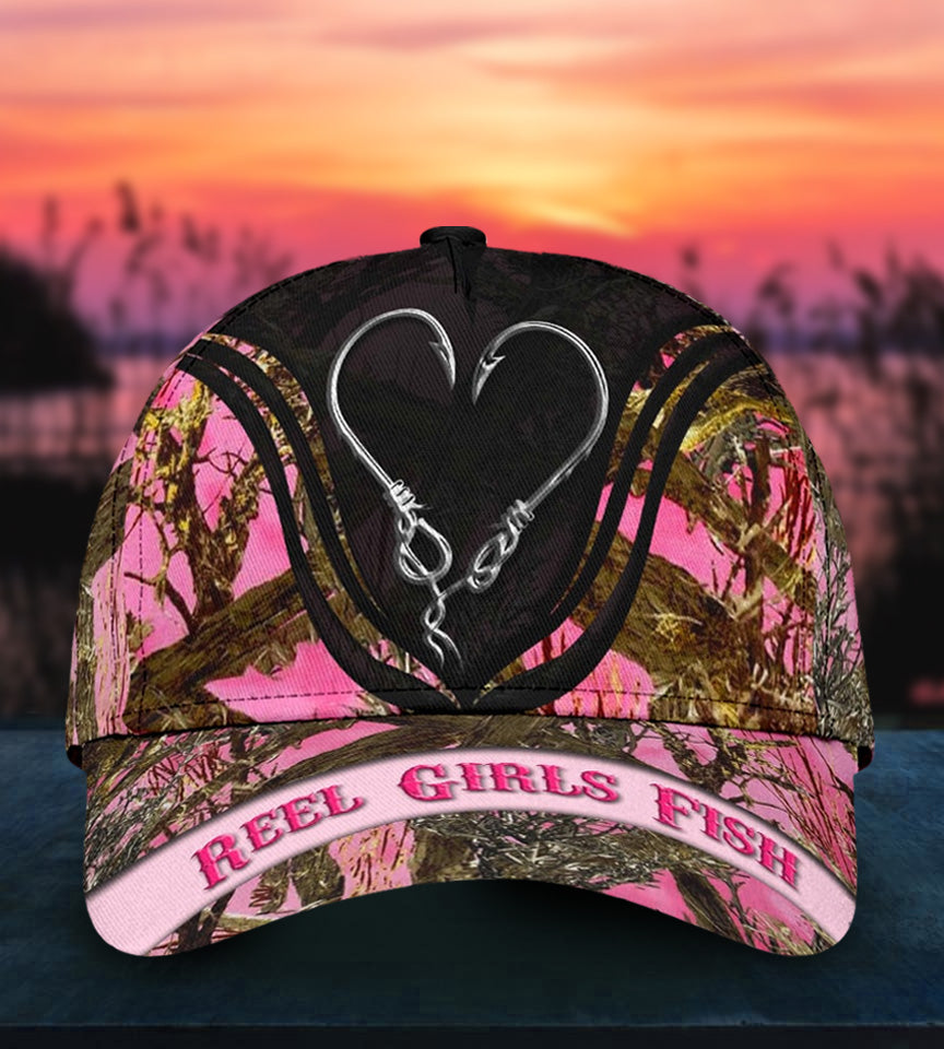 Girls Who Fish Reel Classic Cap For Daily Outfits Festivals And Thoughtful Gift Giving