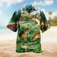 Fishing Outdoor Passion Hawaiian Shirt For Summer Vacation, Beach Travel, And Casual Wear