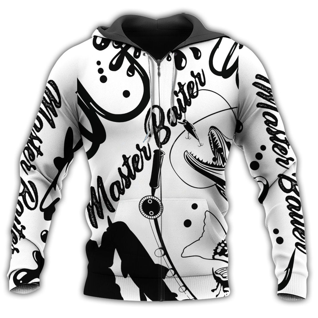 Funny Fishing Master Baiter Hoodie For River Adventures Outdoor Events And Everyday Style