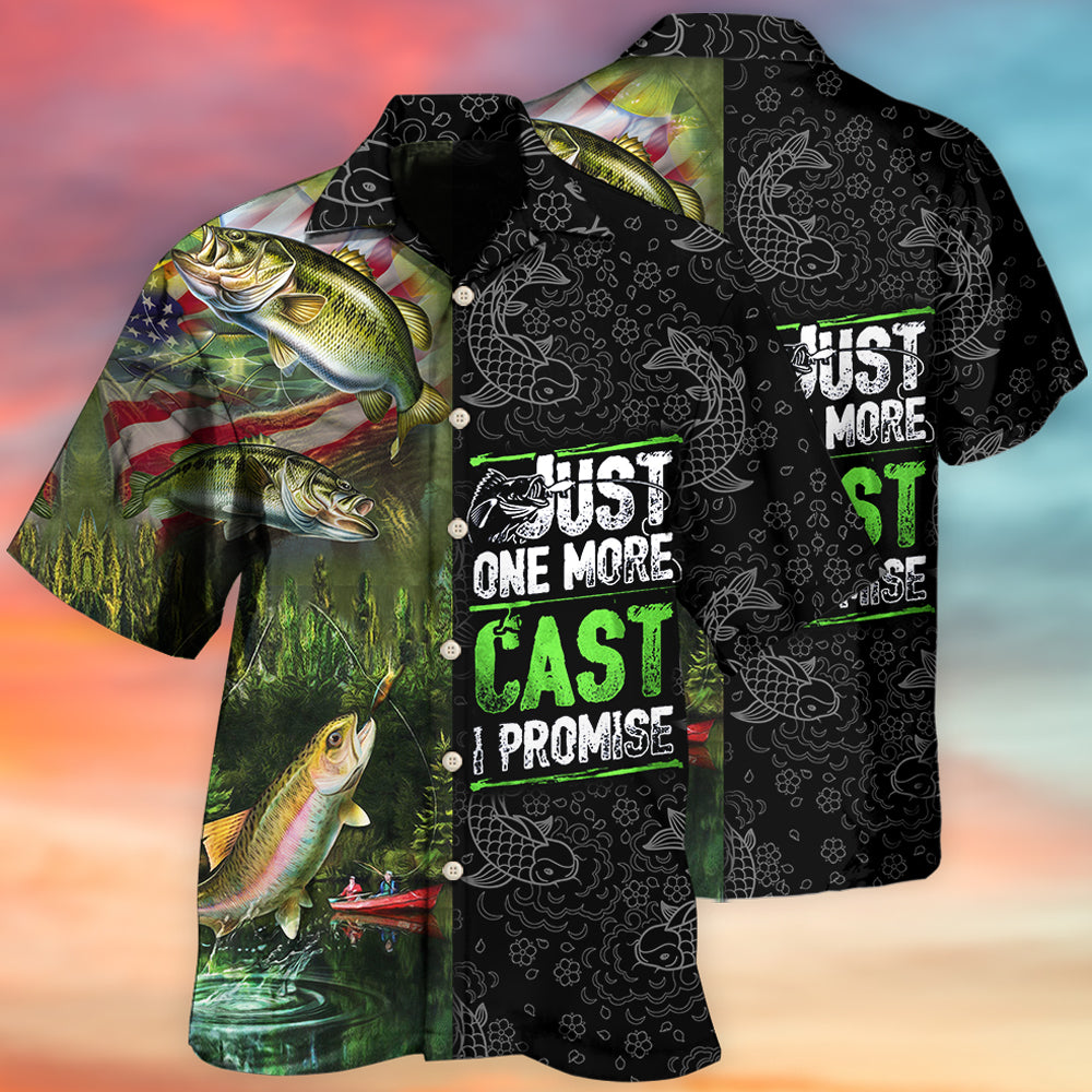 Fishing Cast Promise Hawaiian Shirt Design View For Resort Travel And Thoughtful Gifting