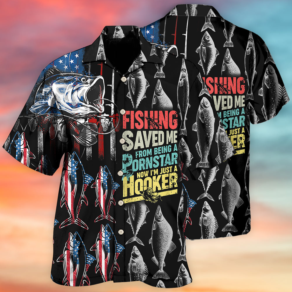 Fishing Hawaiian Shirt Artwork View For Coastal Escapes And Resort Style