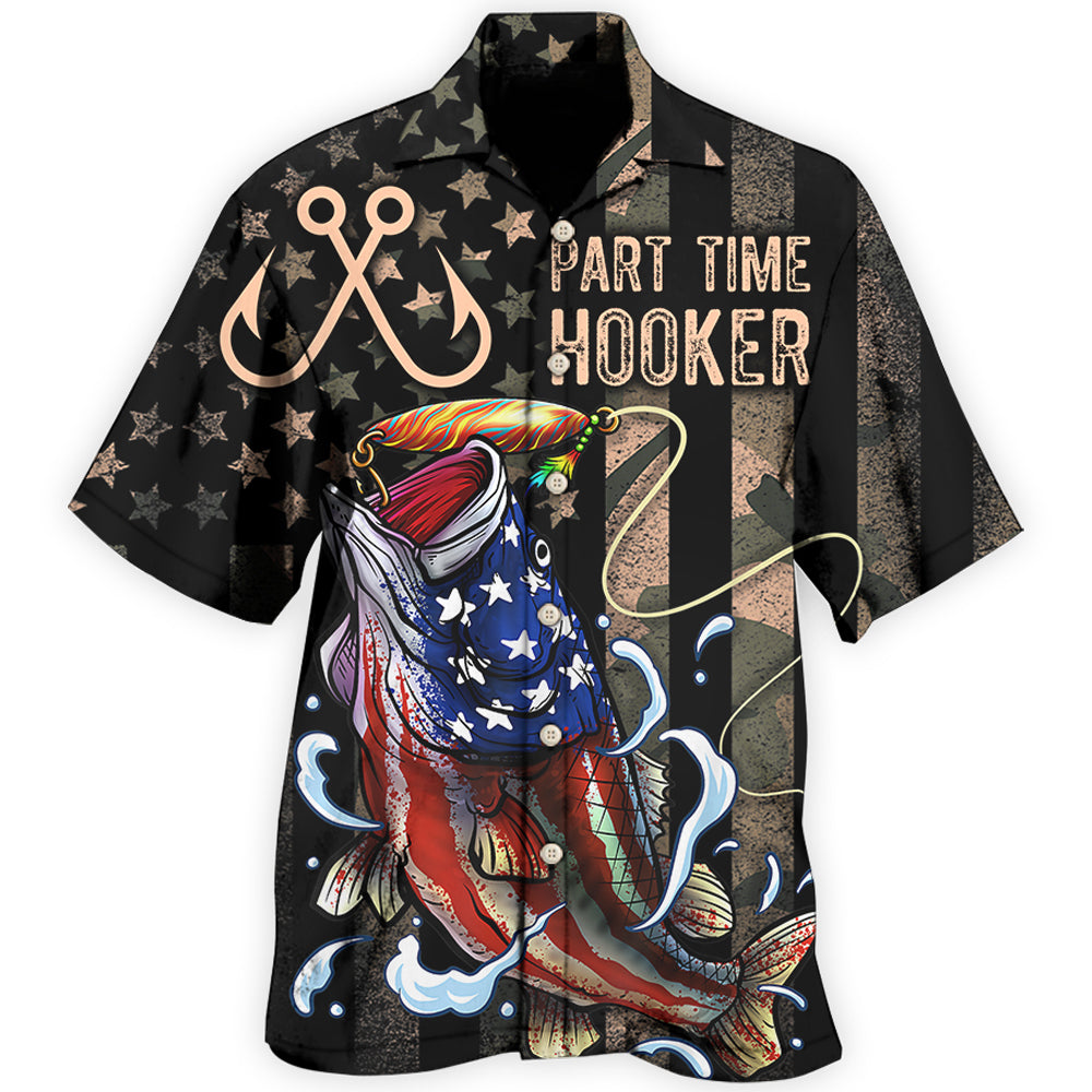 Funny Fishing Humor Angler Hawaiian Shirt For Active Holidays, Resort Trips, And Warm Weather Gatherings