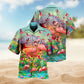 Flamingo Couple Hawaiian Shirt For Beach Days, Summer Outings, And Thoughtful Gift Giving