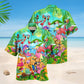 Festive Flamingo Hawaiian Shirt For Island Getaways Outdoor Events And Thoughtful Animal Lover Gifts