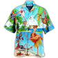Flamingo Beach Amazing Hawaiian Shirt For Summer Events And Casual Outdoor Wear