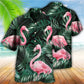 Flamingo Hawaiian Shirt Artwork View For Weekend Travel And Beach Style