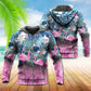 Tropical Flamingo Lover Hoodie For Casual Street Style Travel And Daily Comfort