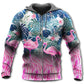 Tropical Flamingo Lover Hoodie For Casual Street Style Travel And Daily Comfort