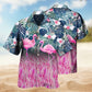 Tropical Flamingo Hawaiian Shirt For Seasonal Celebration And Coastal Style