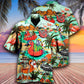 Skull Flamingo Mountain Island Hawaiian Shirt For Coastal Adventures And Warm Weather Wear