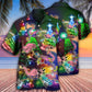 Festive Flamingo Running Christmas Hawaiian Shirt For Warm Weather Adventures And Everyday Comfort