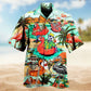 Flamingo Skull Hawaii Hawaiian Shirt For Tropical Holidays, Outdoor Gatherings, And Everyday Comfort