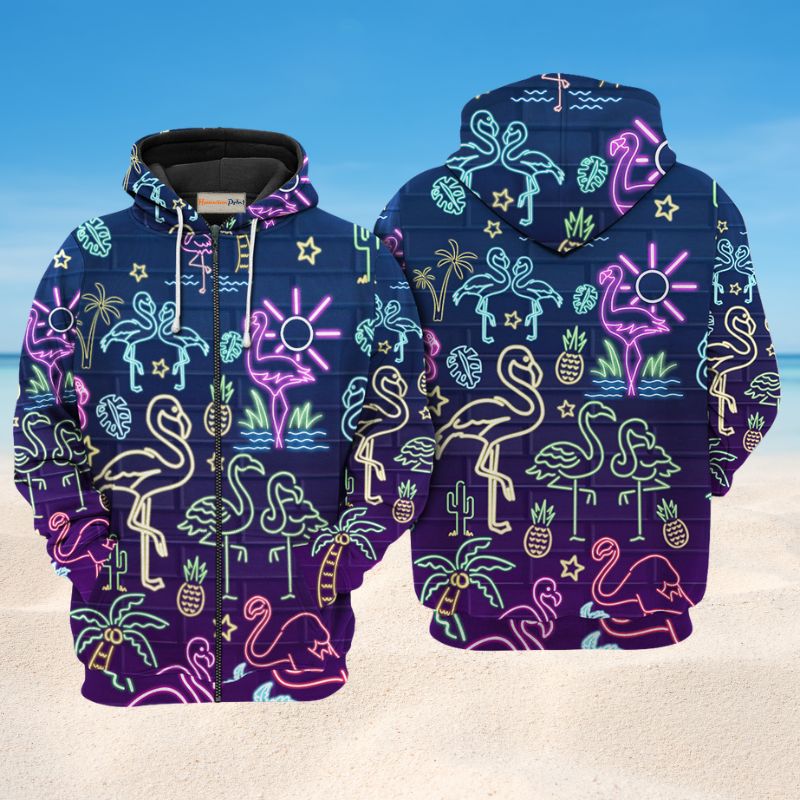 Flamingo Stand Tall Dream Big Hoodie For Weekend Adventures Casual Style And Relaxed Comfort