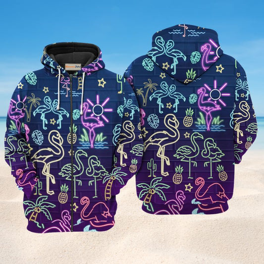 Flamingo Stand Tall Dream Big Hoodie For Weekend Adventures Casual Style And Relaxed Comfort