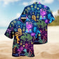 Flamingo Stand Tall Dream Hawaiian Shirt For Summer Vacation, Beach Travel, And Casual Wear