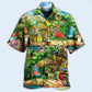 Flamingo Stay Aloha Hi Hawaiian Shirt Design Detail For Beach Days And Holiday Travel