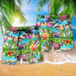 Flamingo The Running Flamingoes So Beautiful Beach Shorts For Seaside Summer Adventures