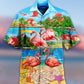 Tropical Flamingo Summer Hawaiian Shirt For Poolside Relaxation And Sunny Getaways
