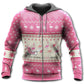 Pink Flamingo Christmas Hoodie For Holiday Parties Weekend Outings And Cheerful Gift Giving