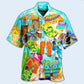Summer Flip Flops Hawaiian Shirt With Detailed Graphic For Warm Weather Adventures Parties And Daily Comfort
