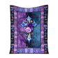 God Flower Faith Hope Love Christian Flannel Blanket For Cozy Bedroom Sofa Decor