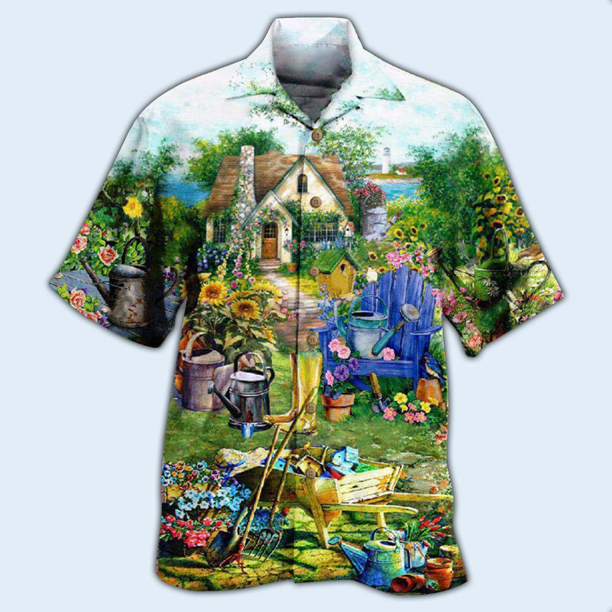 Gardening Adds Years Hawaiian Shirt For Summer Events And Casual Outdoor Wear