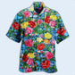 Rose Floral Hawaiian Shirt With All Over Print For Vacation Parties Beach Outings And Relaxed Daily Wear