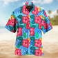Floral Tropical Hawaiian Shirt For Coastal Travel, Casual Events, And Comfortable Summer Wear