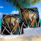 Flute Galaxy Mysterious Music Beach Shorts Pattern View For Coastal Holidays And Casual Activities