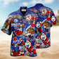Flying Super Santa Hawaiian Shirt For Summer Gatherings Festive Travel And Comfortable Everyday Wear