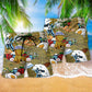 Ramen Bowl Egg Beach Shorts Pattern Detail For Leisure Travel And Everyday Comfort