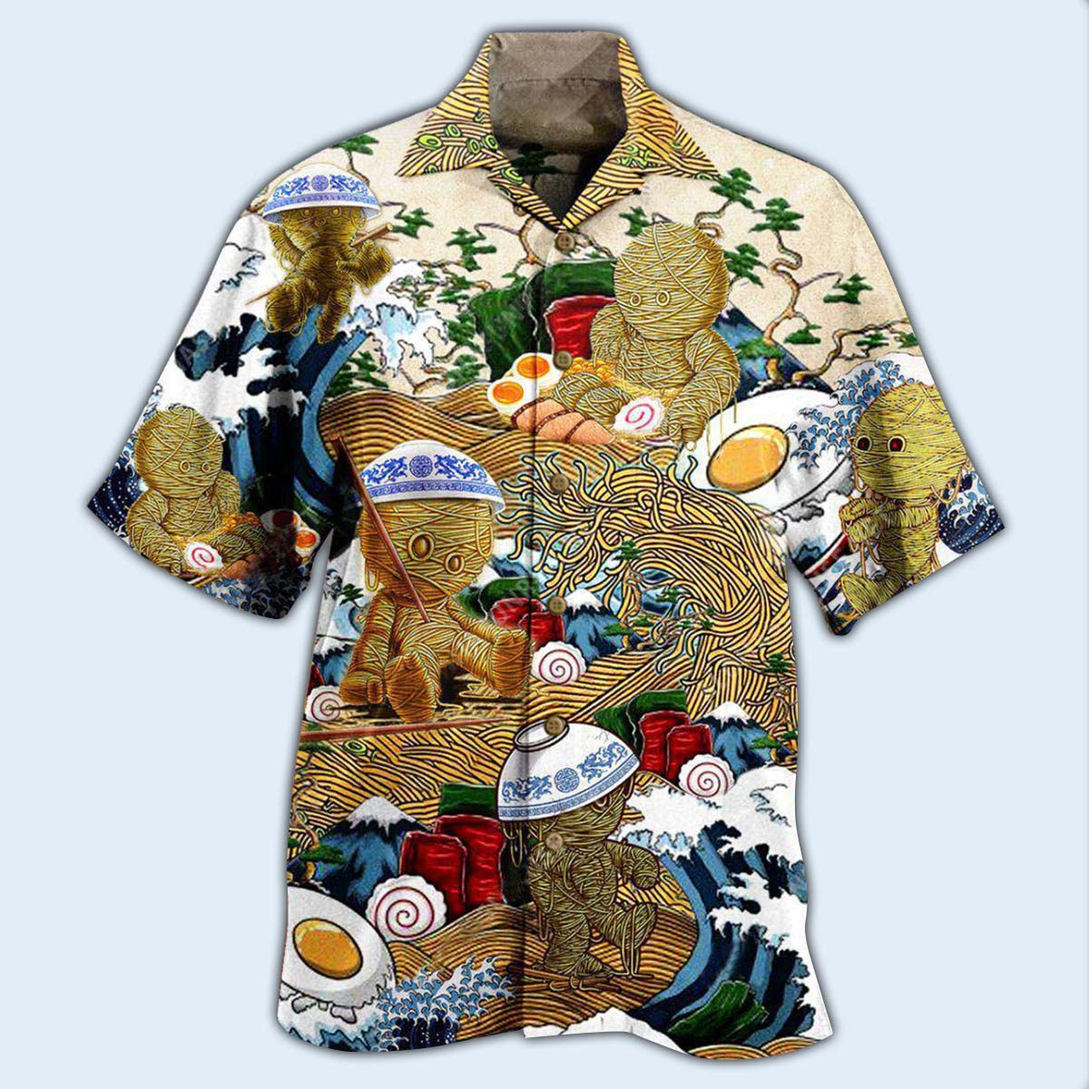Funny Food Amazing Ramen Hawaiian Shirt For Beach Parties And Weekend Getaways