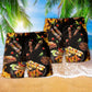 BBQ Fire Food Beach Shorts Pattern Detail For Sunny Day Activities And Laid Back Daily Wear