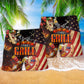 Food Barbecue I Will Be At The Grill Hawaiian Beach Shorts For Weekend Getaways And Comfort