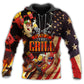 Colorful Barbecue Grill Life Hoodie For Hobby Enthusiasts Casual Outings Travel And Everyday Comfort
